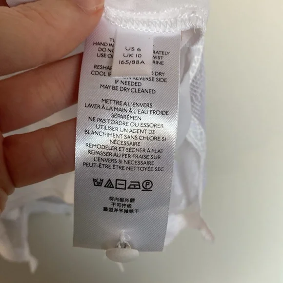 Maeve Anthropologie Lace Pineapple Shirt Size 6 PRICE FIRM 💥 - Picture 5 of 11